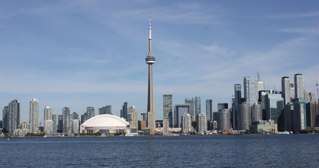 Toronto skyline with the CN Tower, representing the Greater Toronto Area real estate market